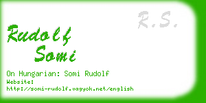 rudolf somi business card